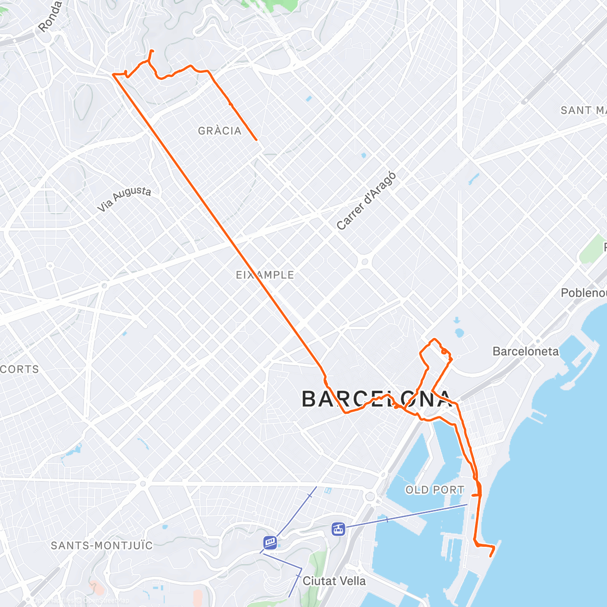 Map of the activity, Graham cracker