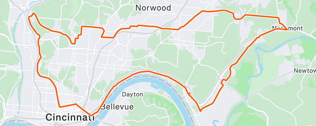 Map of the activity, Apparently, “Don’t Park in the Bike Lane” is Only a Suggestion on Christmas Eve