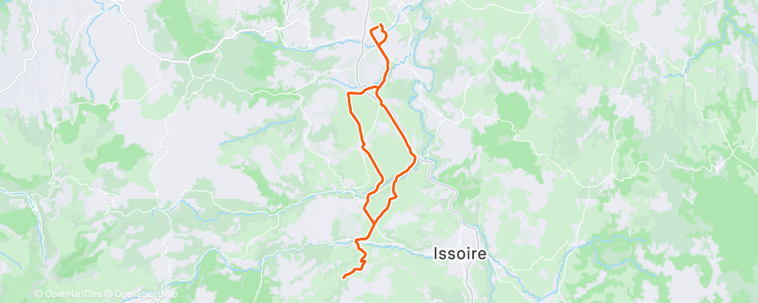 Map of the activity, Cyclo au soleil ☀️