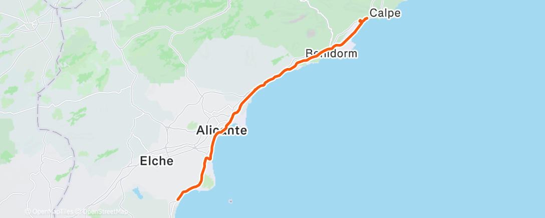 Peta aktivitas, Morning Ride