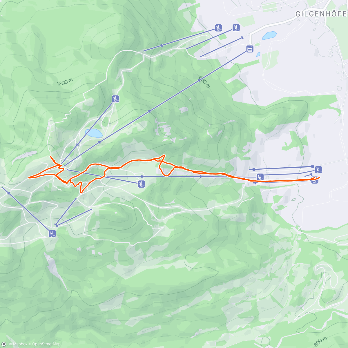 Map of the activity, Brauneck Skitour Premiere 🎿↗️