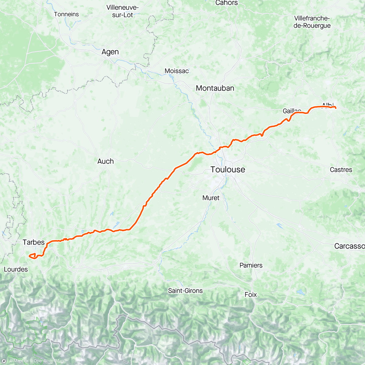 Mapa de la actividad (Morning Ride)