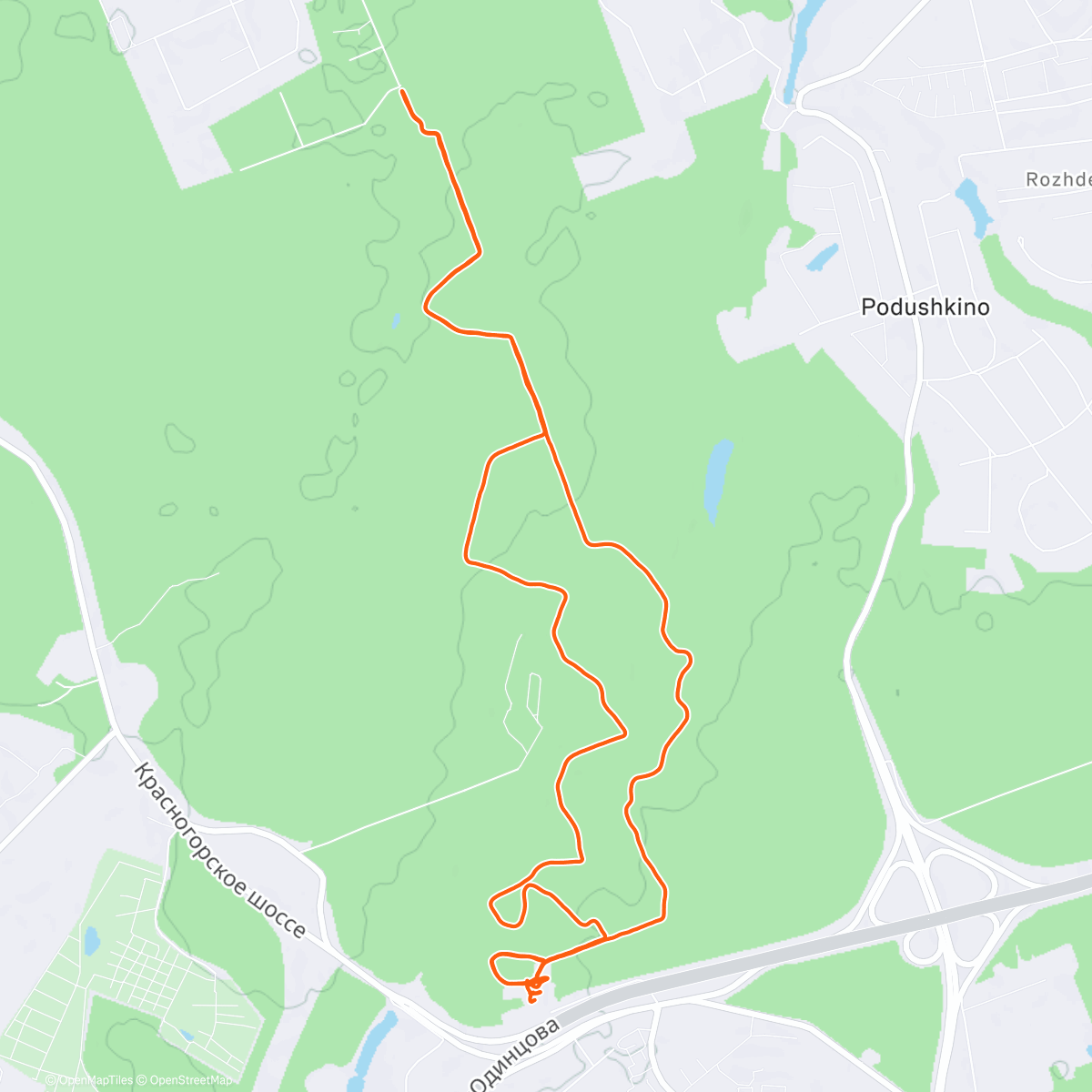 Map of the activity, RRC