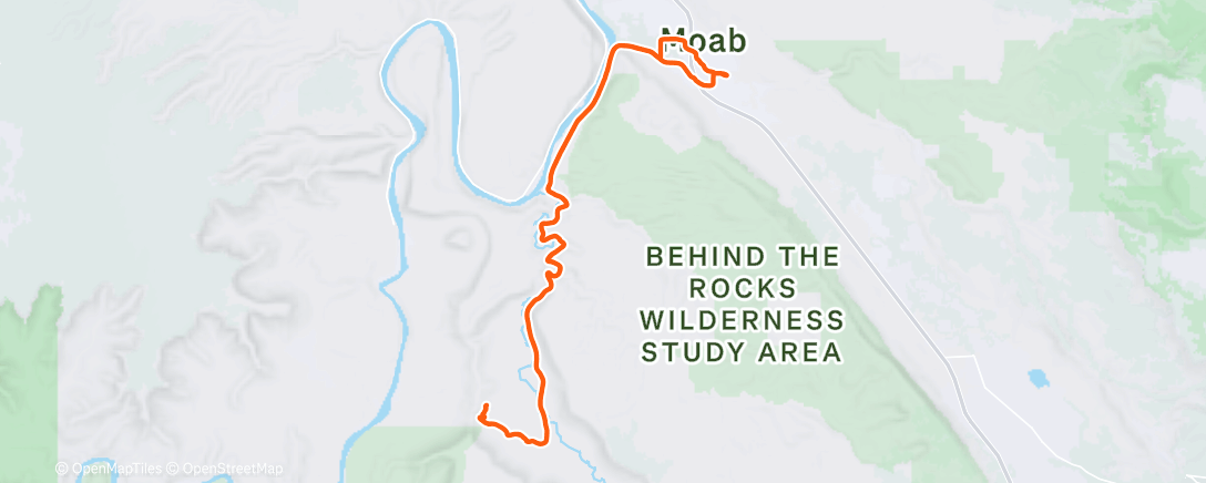 Map of the activity, Afternoon E-Bike Ride