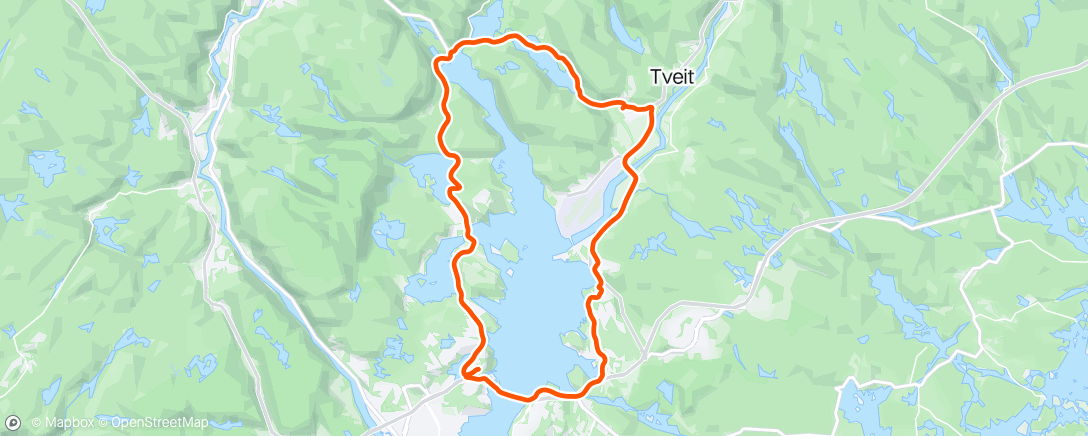 Map of the activity, Ryen Ålefjær