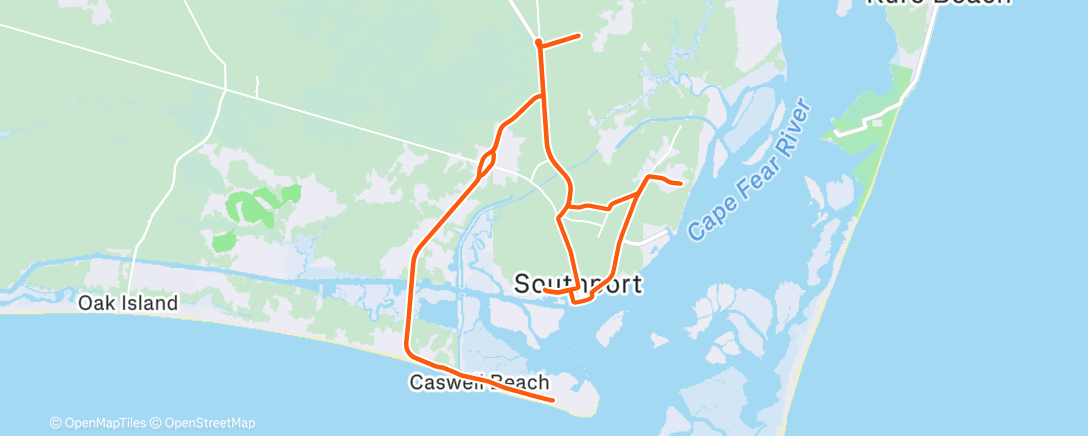 Map of the activity, Damn nice outside