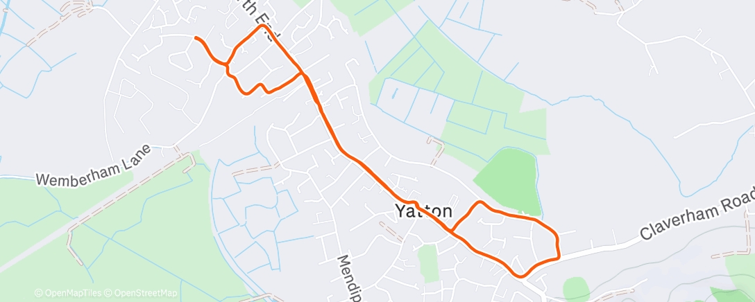 Карта физической активности (Chilly lunch Run🥶)