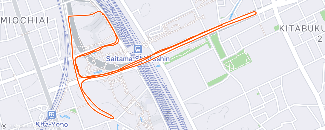 Map of the activity, Afternoon Ride