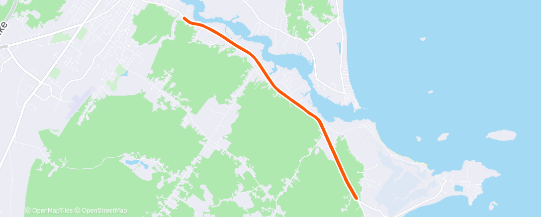 Map of the activity, Biddeford - Hills Beach