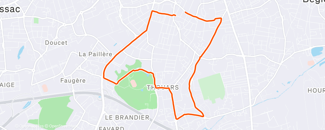 Карта физической активности (40’ Rythmé)