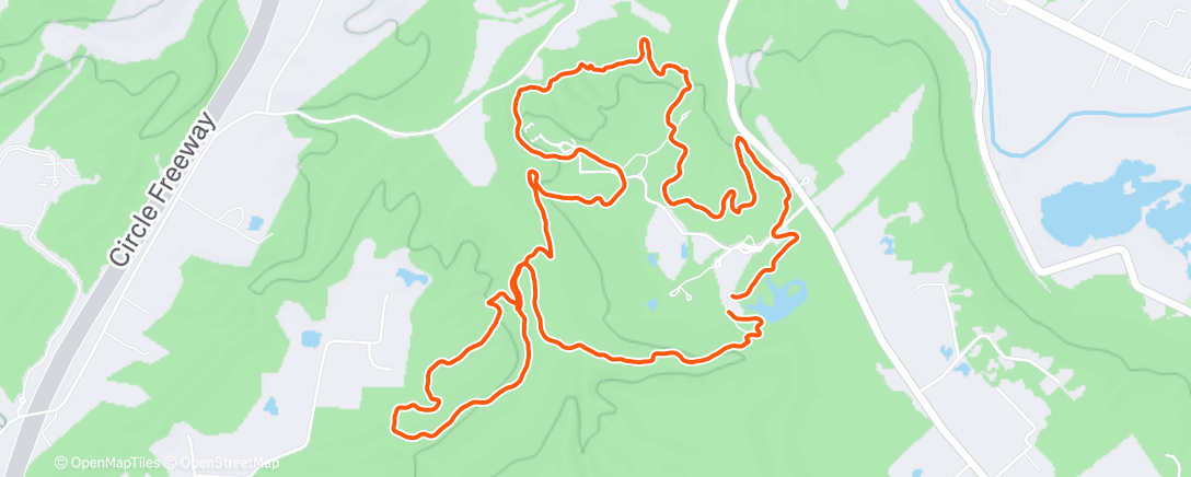 Карта физической активности (Jen’s Birthday Run)