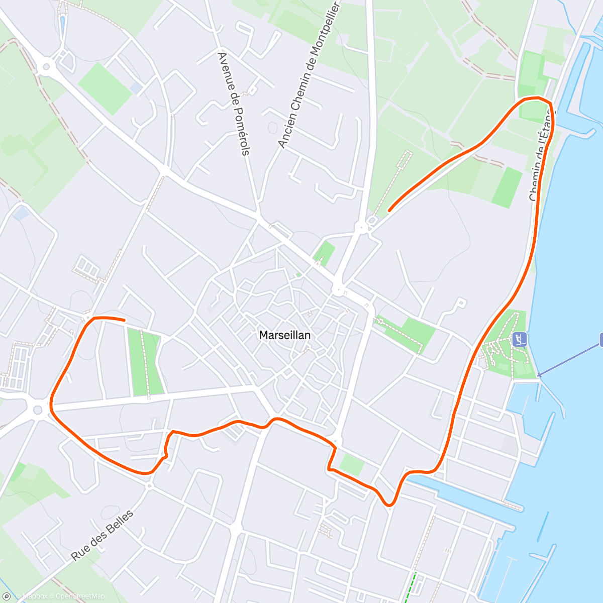 Map of the activity, Marche