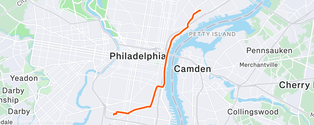 Map of the activity, Morning Ride