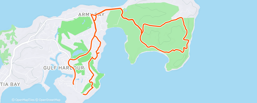 Map of the activity, Stripped down rig test