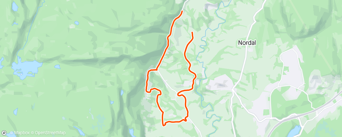 Mapa da atividade, Langtur løp