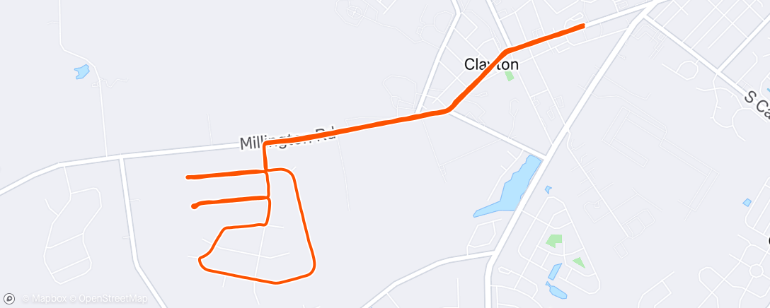 Map of the activity, Morning Ride