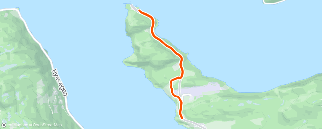 Карта физической активности (Anda -svingen forbi flyplassveien)
