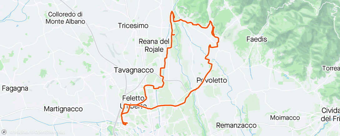Map of the activity, ☀️ Sessione di mountain biking pomeridiana