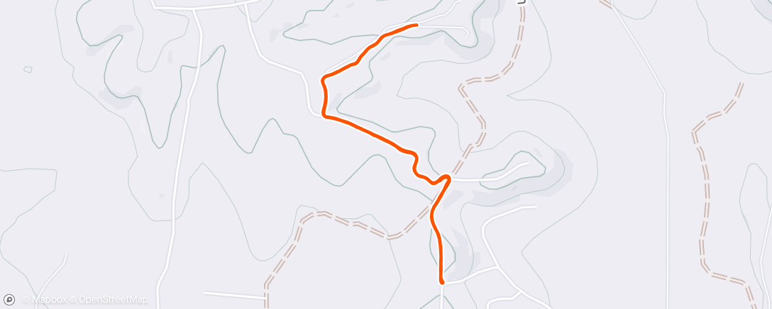 Map of the activity, Lunch Run