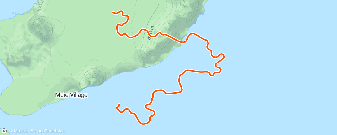 Map of the activity, Zwift - High-Cadence Into Standing in Watopia