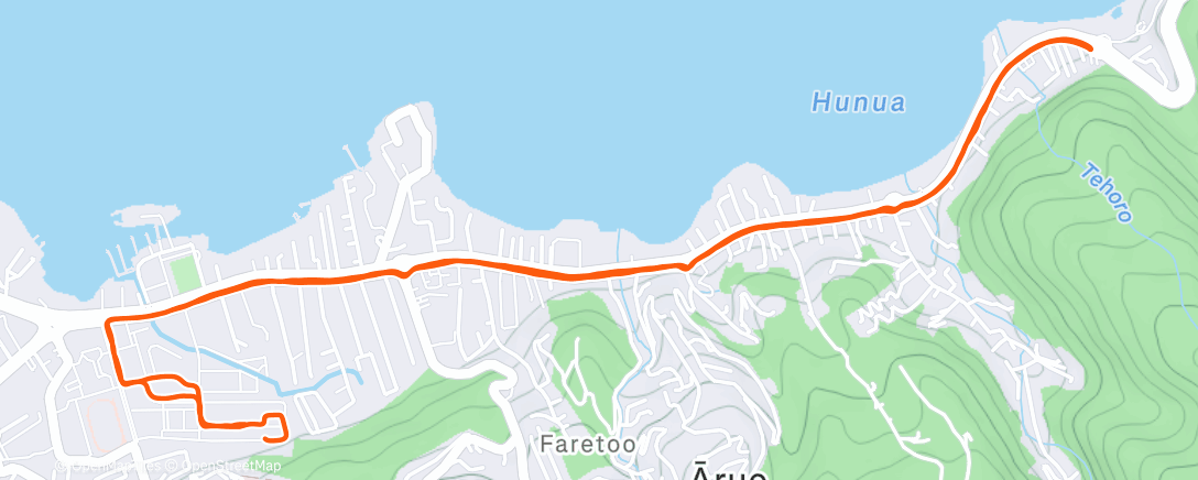 Map of the activity, 👣 8️⃣KM  cool😎• J-3 TMUT 85KM⛰️🗿🇵🇫 • 🌥️ 👣