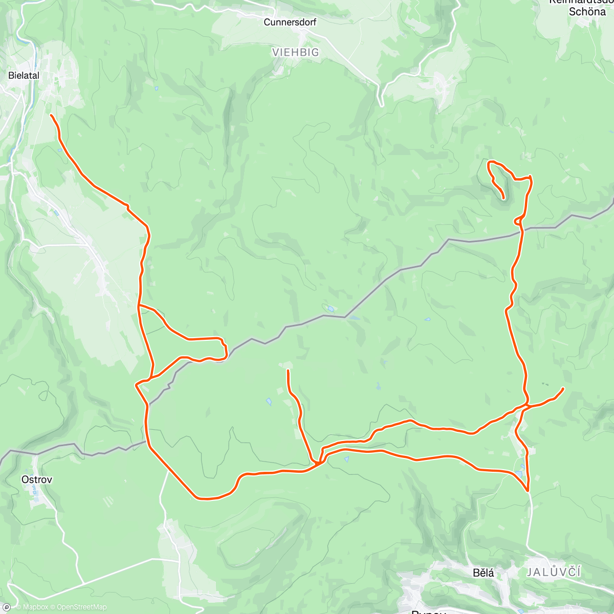 Map of the activity, Hřích nevyjet 🤩🚴🍁🌲🪵