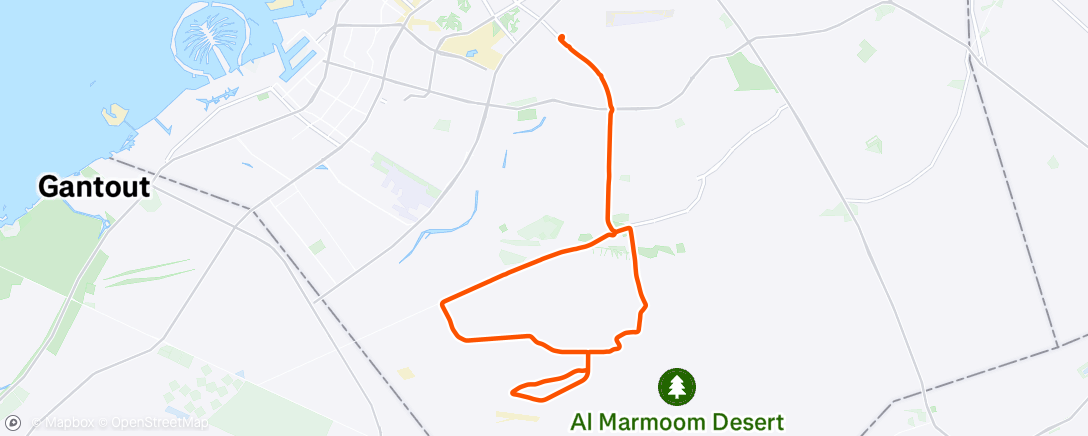 Map of the activity, Morning Ride