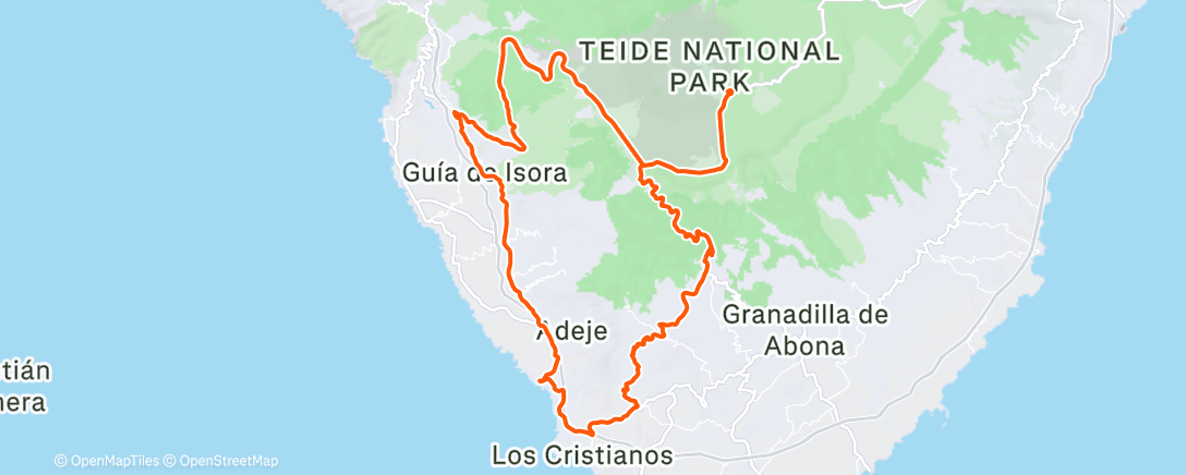 Map of the activity, 🇪🇸 Tenerife Dag 6 - Buik intrekken voor de foto