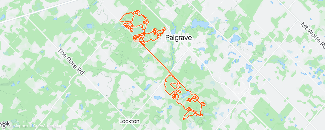 Map of the activity, Palgrave/Albion - 2024 - Day 17