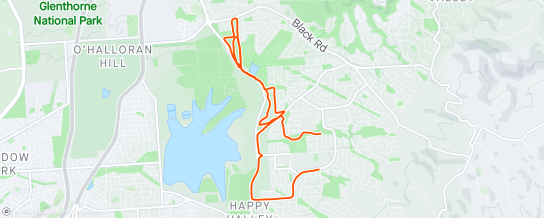 Map of the activity, Ride with Dad, testing out his new e-bike