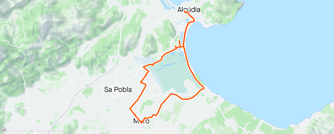 Map of the activity, Mallorca 2024 d5. Sliten