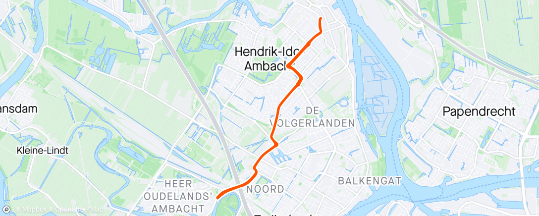 Map of the activity, E Bike naar de LBS
