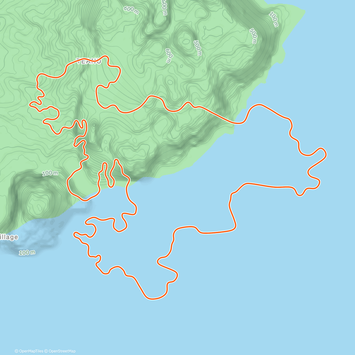 Map of the activity, Zwift - 3x5 low cadence (high torque) 3x2min high cadence on Sand And Sequoias in Watopia