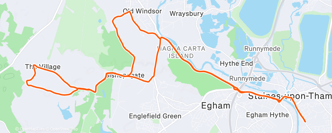 Карта физической активности (Lunch Ridei)