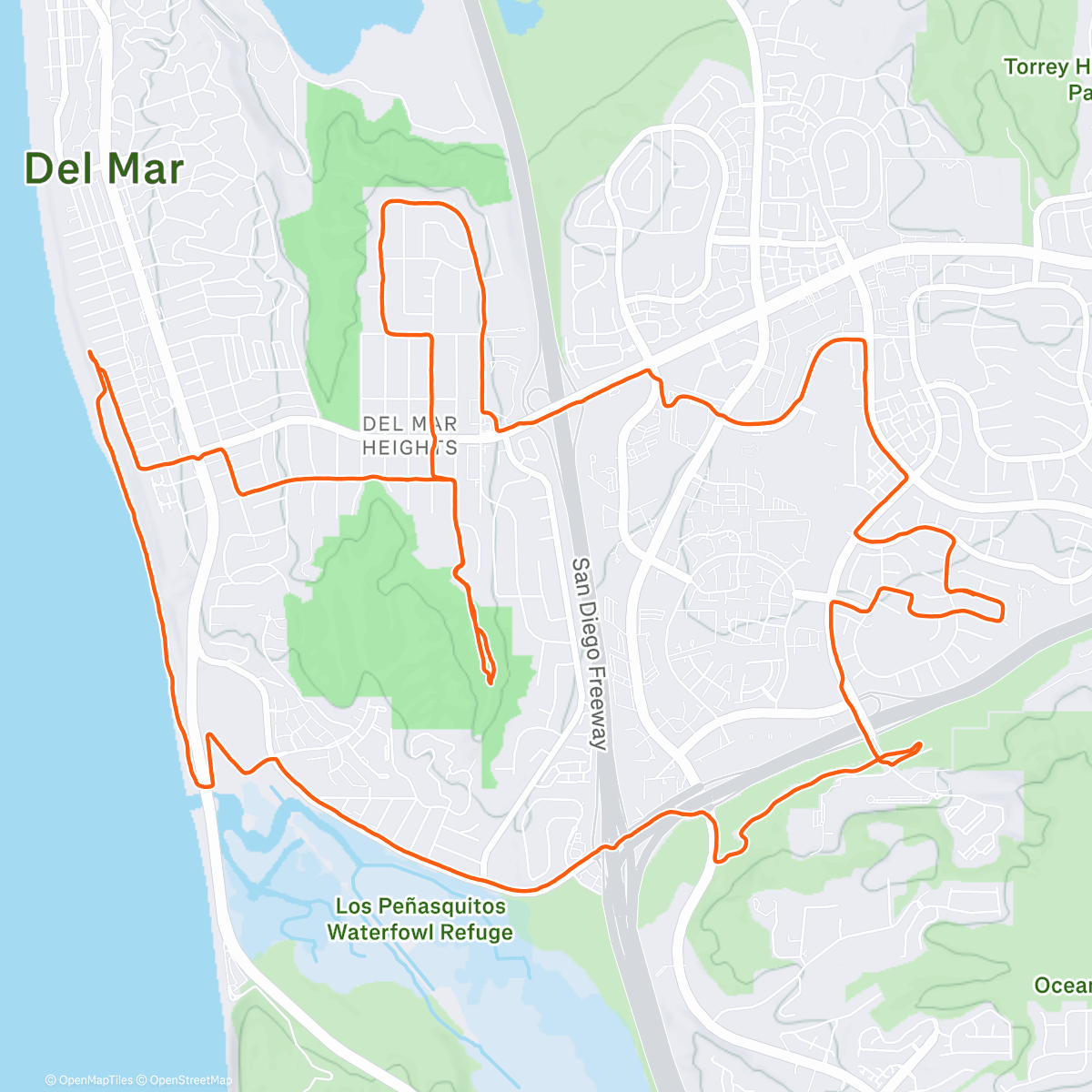 Map of the activity, Merry Christmas!  12.25 on 12/25