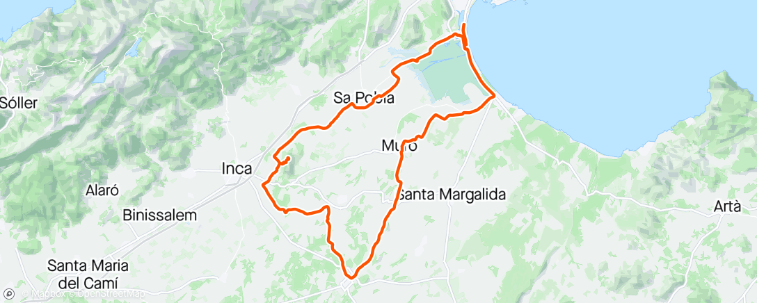 Map of the activity, Last one in Mallorca🥹