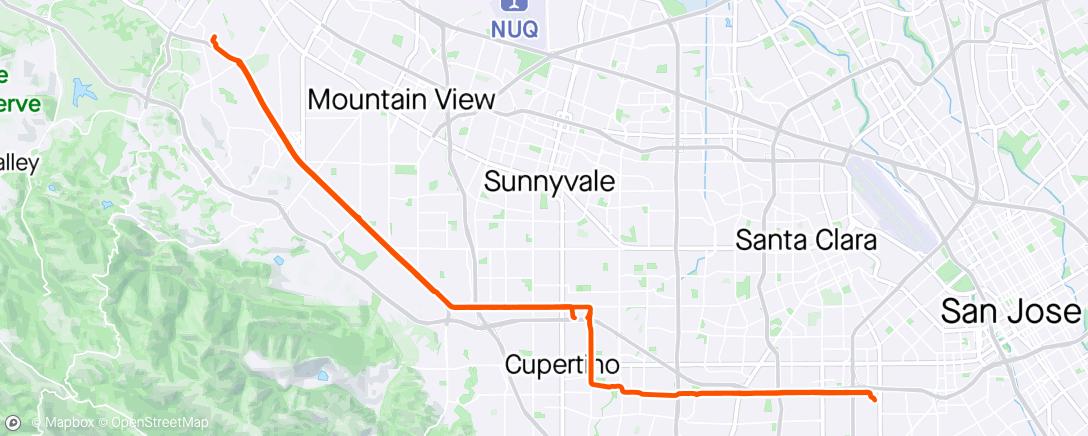 Map of the activity, Love this commute