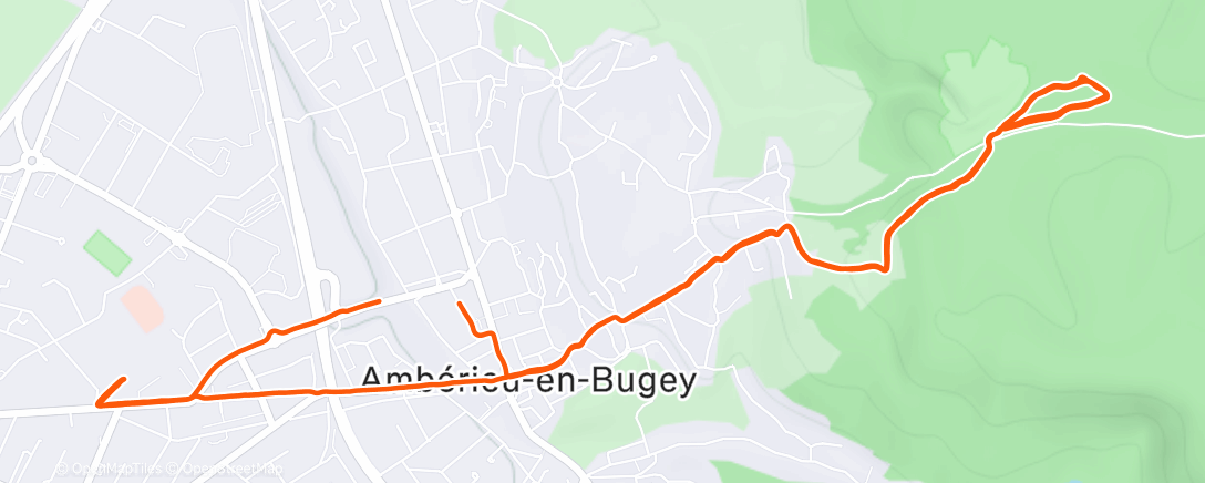 Map of the activity, Boucle de l accrobranche avec le club