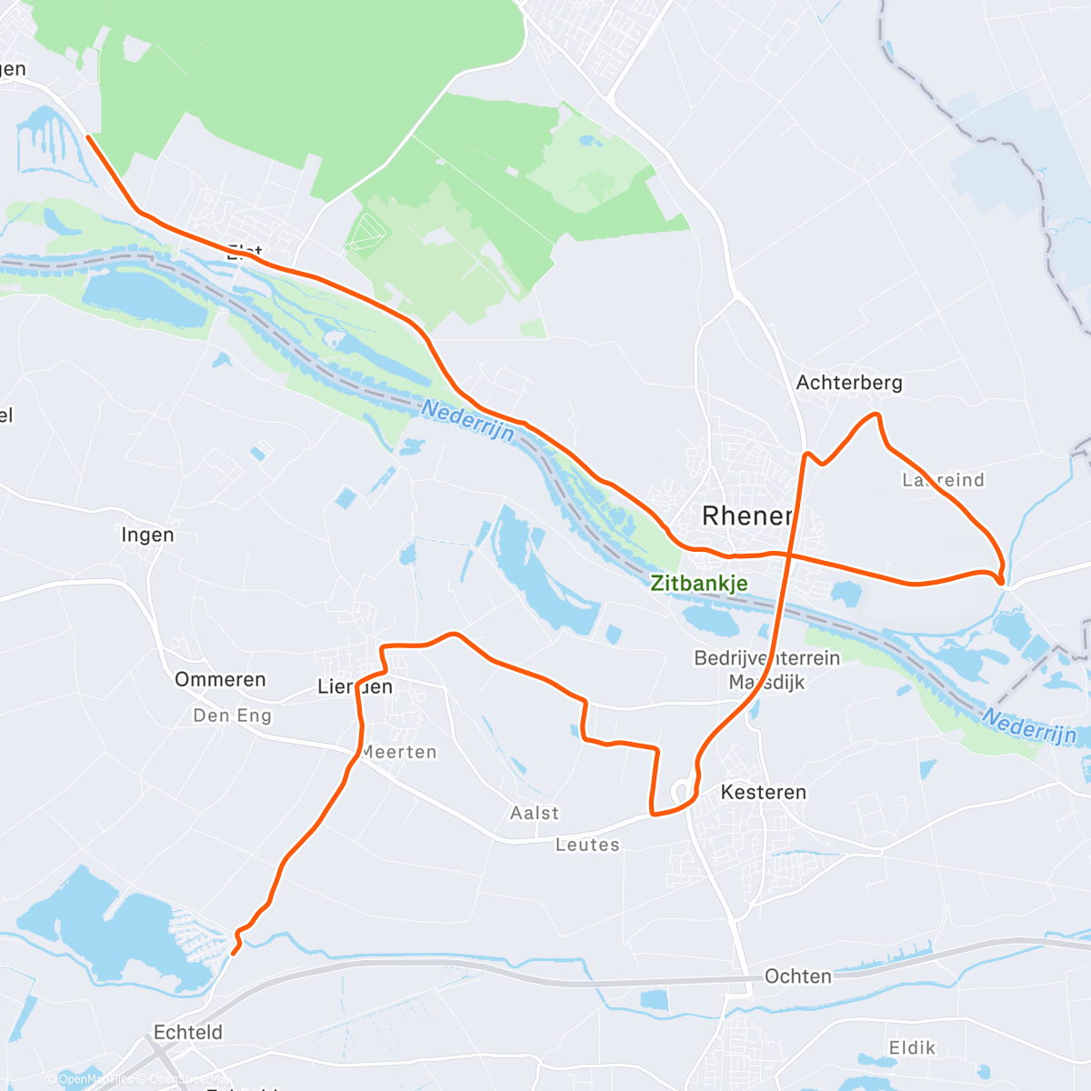 Map of the activity, ROUVY - La Vuelta 2022 | Stage 2 - Elst | NL