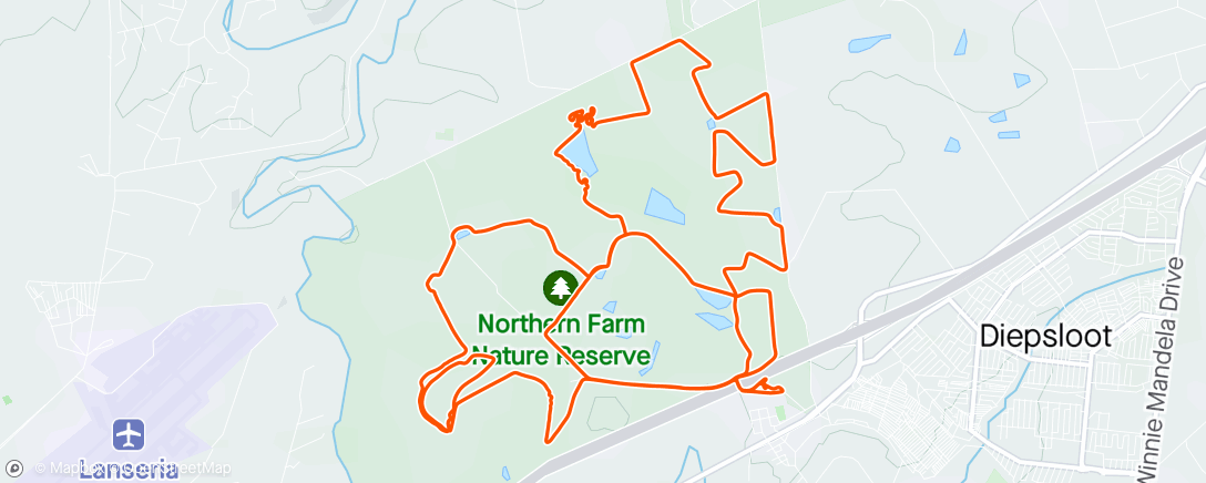 Map of the activity, Northern Farms Mountain Bike Ride 🚴