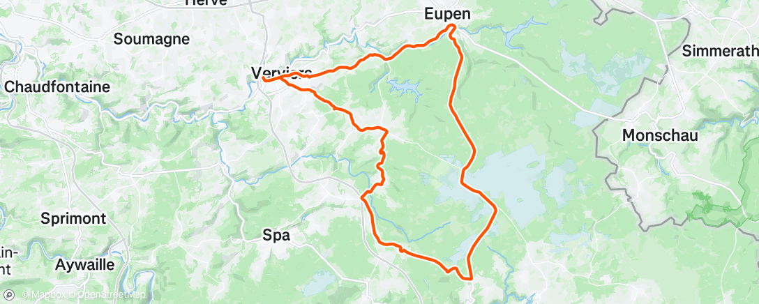 Map of the activity, Middagrit