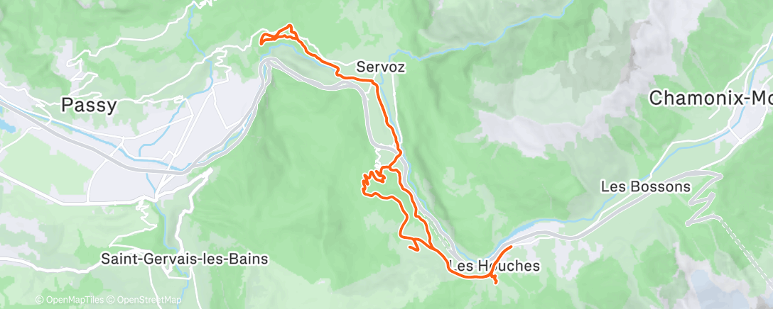 Carte de l'activité Morning Trail Run