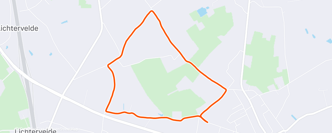 Map of the activity, Ochtendloop