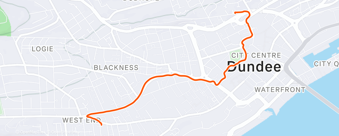 Карта физической активности (Afternoon Walk)