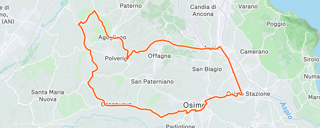 Map of the activity, Muccioline Roncoline e Frasche