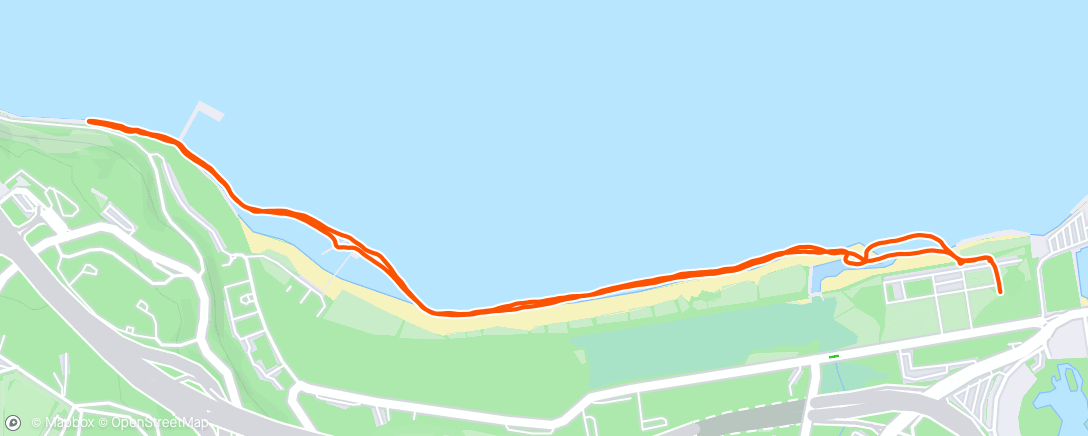 Map of the activity, Morning Walk