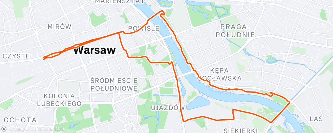 Map of the activity, Morning Ride