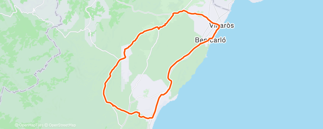 Карта физической активности (Bicicleta por la mañana)