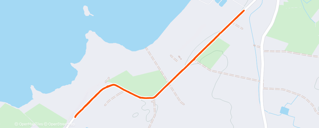 Map of the activity, Morning Walk