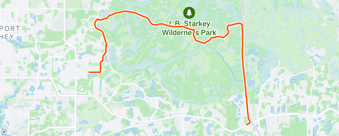 Map of the activity, Afternoon Ride